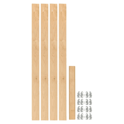 42-5/16" x 2-3/8" 4PILU Wood Pilaster System, Light Brown Main - Image