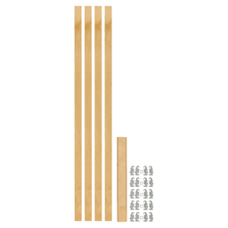 49-7/8" x 1-1/8" 4PILU Wood Pilaster System, Light Brown Main - Image