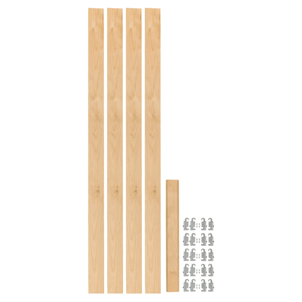49-7/8" x 2-3/8" 4PILU Wood Pilaster System, Light Brown Main - Image