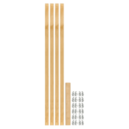 57-7/16" x 1-1/8" 4PILU Wood Pilaster System, Light Brown Main - Image