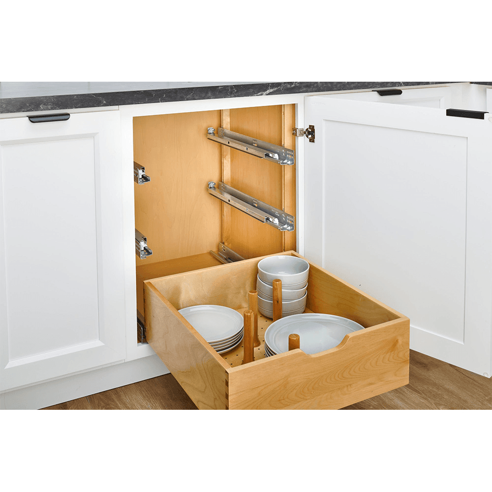 16-7/8" 4PILU Wood Pilaster System, Light Brown (40/Box) Alt 16 - Image