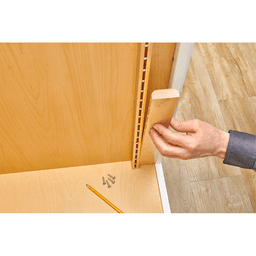 16-7/8" 4PILU Wood Pilaster System, Light Brown (40/Box) Alt 6 - Image