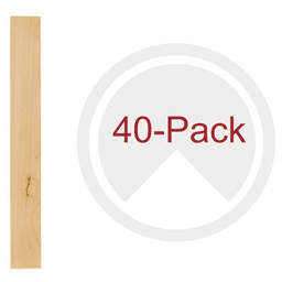 19-5/8" x 2-3/8" x 2-3/8" x 2-3/8" 4PILU Wood Pilaster System, Light Brown (40/Box) Main - Image