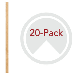 42-5/16" x 7/8" 4PILU Wood Pilaster System, Light Brown Main - Image