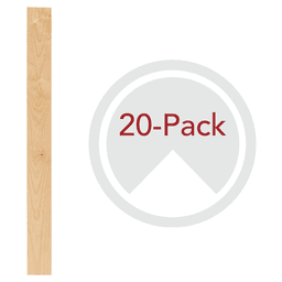 49-7/8" x 2-3/8" 4PILU Wood Pilaster System, Light Brown Main - Image