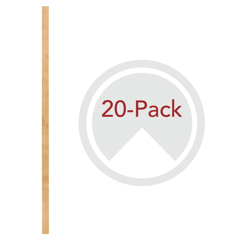 57-7/16" x 7/8" 4PILU Wood Pilaster System, Light Brown Main - Image