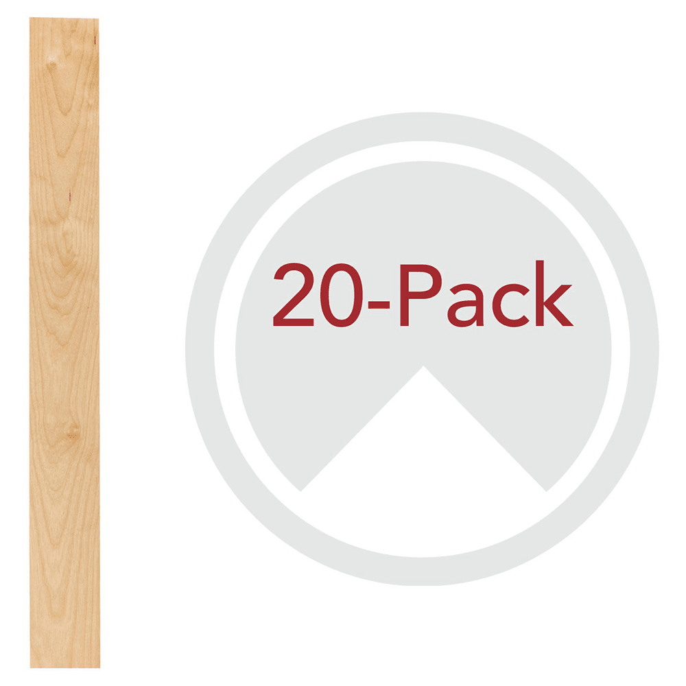 57-7/16" x 2-3/8" 4PILU Wood Pilaster System, Light Brown Main - Image