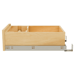 15" Paper Towel Drawer System with BLUM Soft-Close Slides for 18" Base Cabinets, Dark Brown Alt 1 - Image