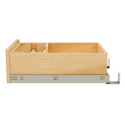 Paper Towel Drawer Pullout, Maple - Side View