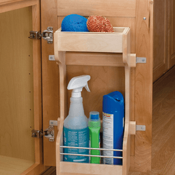 13-1/2" 2-Tier Classic Sink Base Door Storage Organizer - Alt Image 1