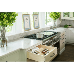 19-1/4" 3-Tier Wood Spice Drawer Insert, Maple Alt 1 - Image