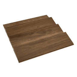 22" 3-Tier Spice Drawer Insert, Walnut - Main Image
