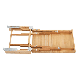 22" Solid Wood Tambour Table, Maple - Alt Image 2
