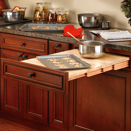 22" Solid Wood Tambour Table, Maple - Alt Image 3