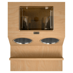 13-5/32" Vanity Drawer Insert with Stainless Steel Bin for 18" Vanity Base Cabinet Drawers, Brown Alt 3 - Image