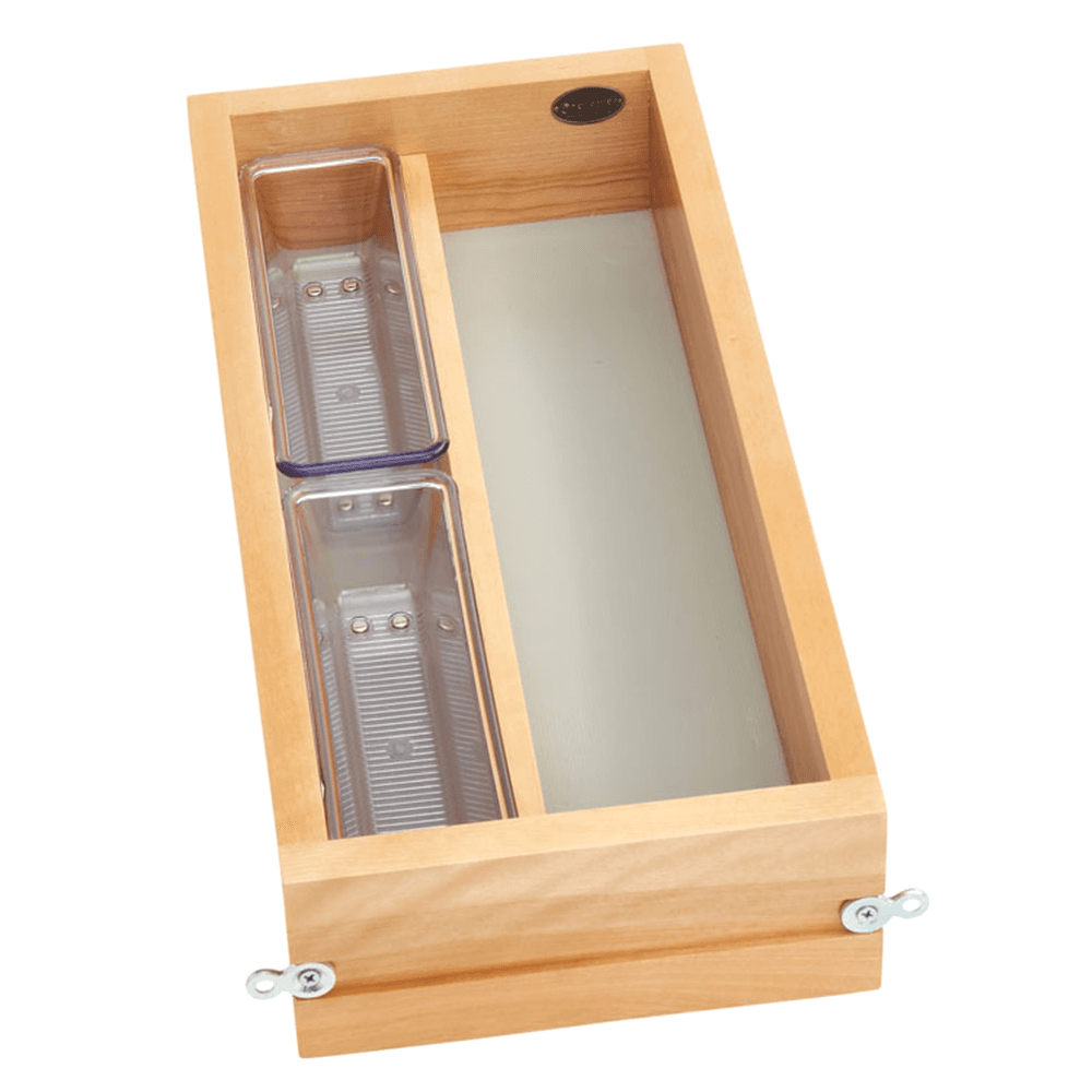 9" Vanity Single Drawer with BLUMOTION Soft-Closing for Face Frame Cabinets, Maple - Main Image