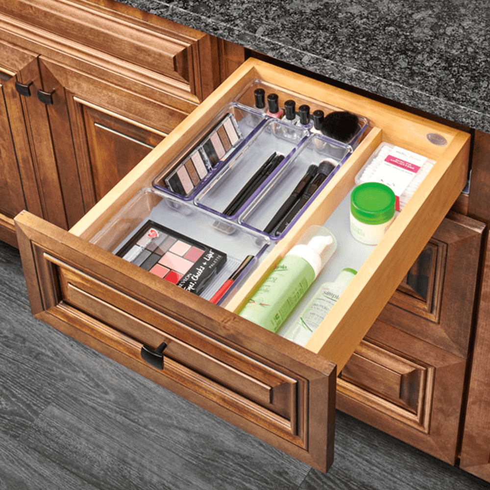 12" Vanity Single Drawer with BLUMOTION Soft-Closing for Face Frame Cabinets, Maple - Alt Image 2