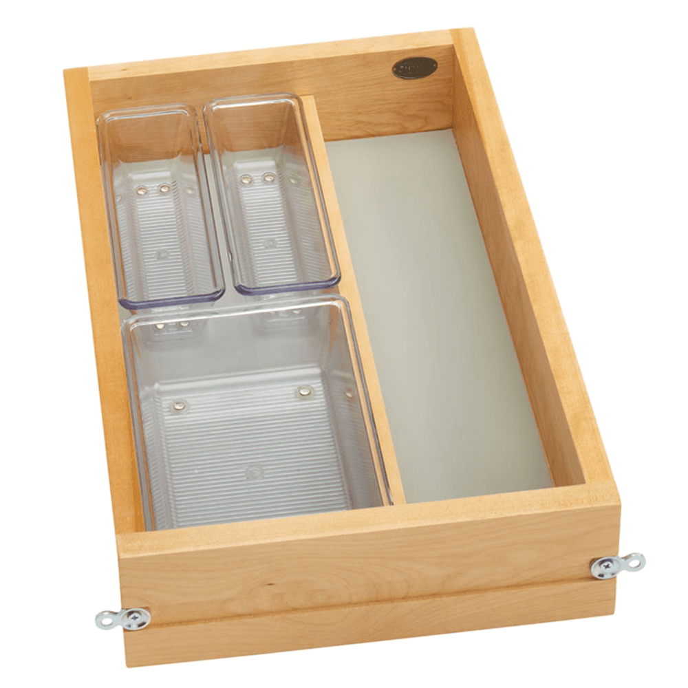 12" Vanity Single Drawer with BLUMOTION Soft-Closing for Face Frame Cabinets, Maple - Main Image