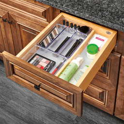 16-1/2" Vanity Single Drawer with BLUMOTION Soft-Closing for Frameless Cabinets, Maple - Alt Image 2