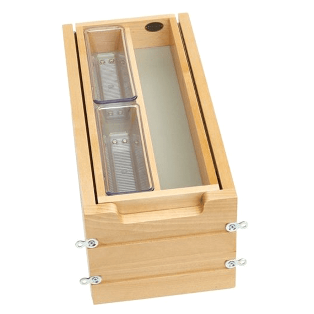 9" Vanity Tiered Drawer with BLUMOTION Soft-Closing for Face Frame Cabinets, Maple - Main Image