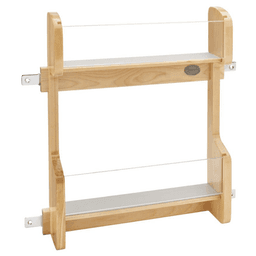 8-3/16" 2-Tier Vanity Door-Mount Storage Rack - Alt Image 1
