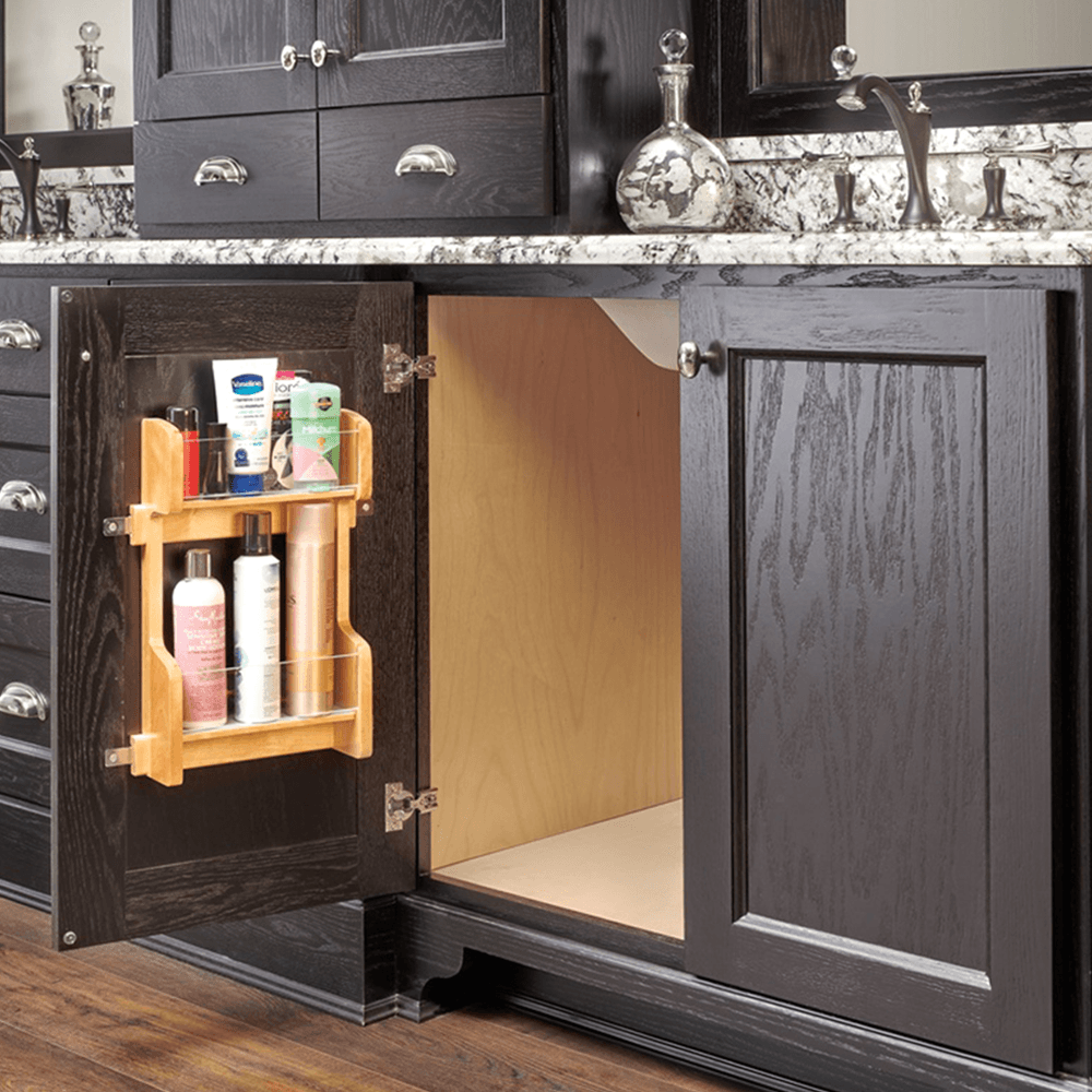 8-3/16" 2-Tier Vanity Door-Mount Storage Rack - Alt Image 2
