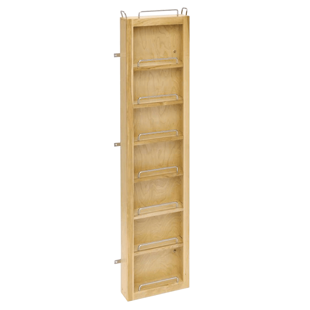 12" 4-Shelf Swing-Out Pantry with Hardware, Wood, 51" Height - Main Image