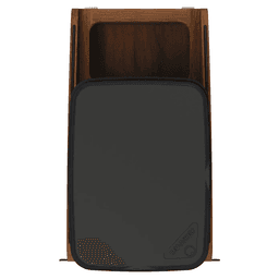 4WCCC Series Single 35 QT Bin Bottom Mount Waste Containers for 15" Cabinet, Black Alt 3 - Image