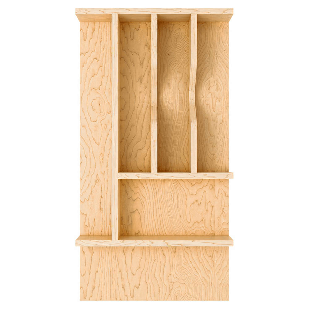 10-1/4" 4WCT Right Fit Cutlery Drawer Insert, Light Brown (96 Pallet) Main - Image