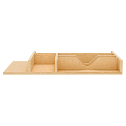 10-1/4" 4WCT Right Fit Cutlery Drawer Insert, Light Brown (96 Pallet) Alt 2 - Image
