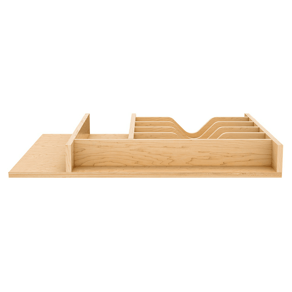 16-7/32" 4WCT Right Fit Cutlery Drawer Insert, Light Brown (52 Pallet) Alt 2 - Image