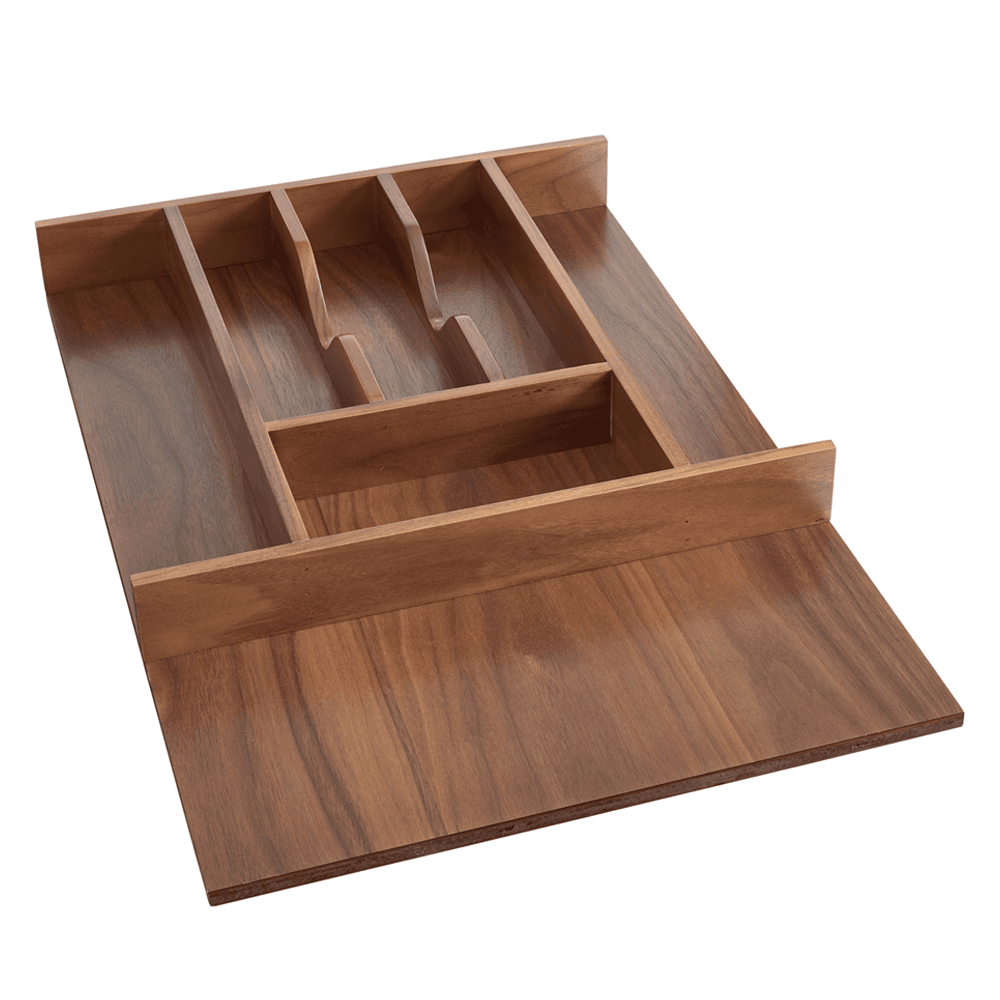 15-1/2" Cutlery Tray Insert, Walnut - Main Image