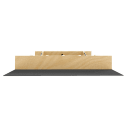 16-1/4" Craftsman Cutlery Drawer Insert with Black Accent, Light Brown Alt 2 - Image