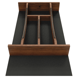 15" 4WCTCC Right Fit Cutlery Drawer Insert, Dark Brown Alt 2 - Image