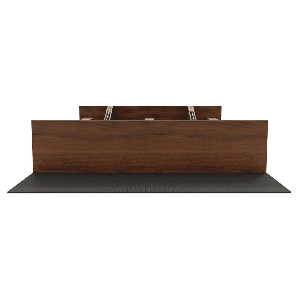 15" 4WCTCC Right Fit Cutlery Drawer Insert, Dark Brown Alt 3 - Image