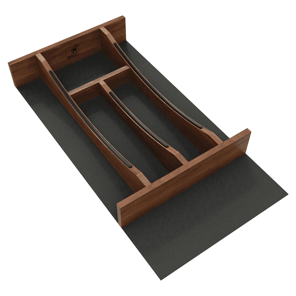 15" 4WCTCC Right Fit Cutlery Drawer Insert, Dark Brown Main - Image