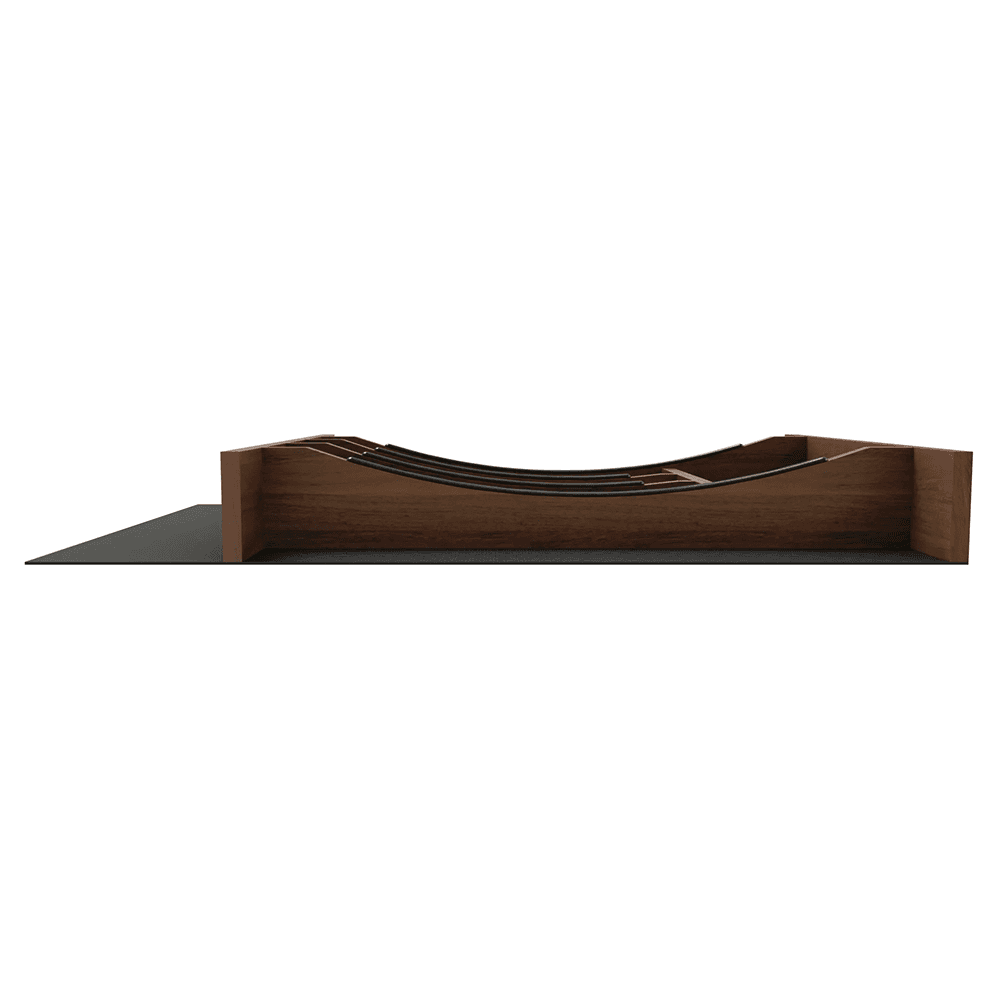 18" 4WCTCC Right Fit Cutlery Drawer Insert, Dark Brown Alt 1 - Image