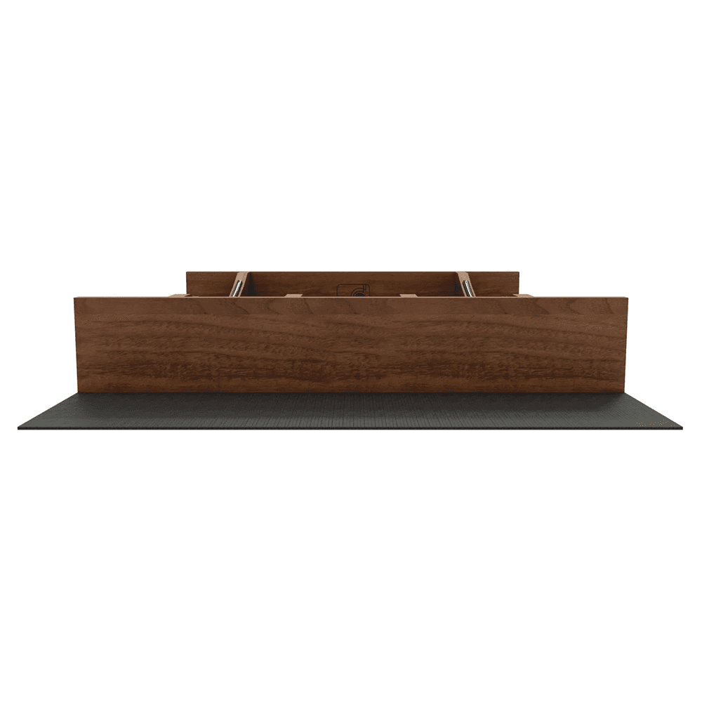 18" 4WCTCC Right Fit Cutlery Drawer Insert, Dark Brown Alt 3 - Image