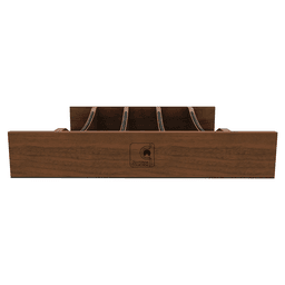 18" 4WCTCC Right Fit Cutlery Drawer Insert, Dark Brown Alt 6 - Image
