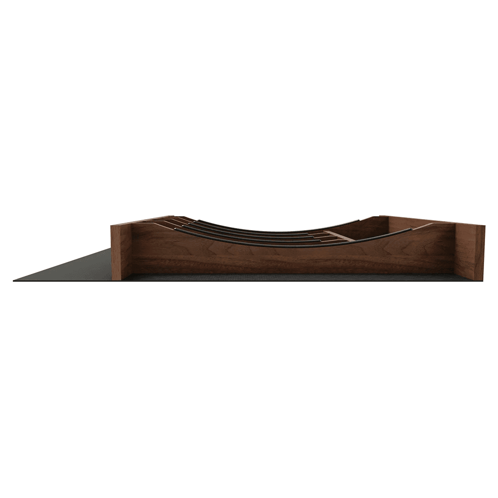 21" 4WCTCC Right Fit Cutlery Drawer Insert, Dark Brown Alt 1 - Image