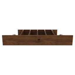21" 4WCTCC Right Fit Cutlery Drawer Insert, Dark Brown Alt 6 - Image