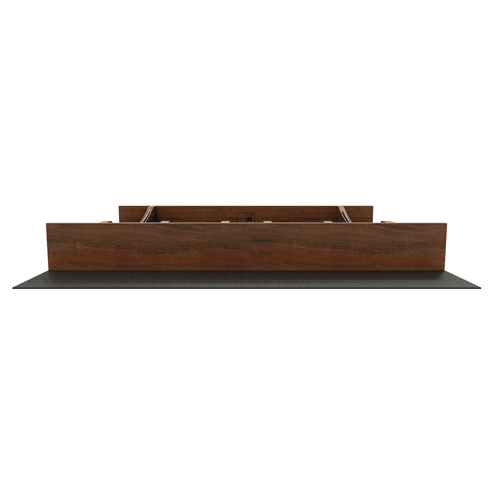 24" 4WCTCC Right Fit Cutlery Drawer Insert, Dark Brown Alt 3 - Image