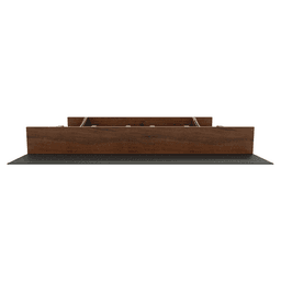 24" 4WCTCC Right Fit Cutlery Drawer Insert, Dark Brown Alt 3 - Image