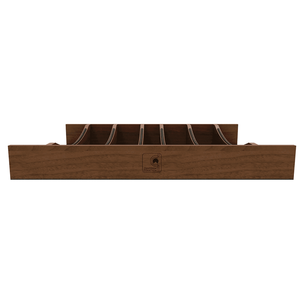 24" 4WCTCC Right Fit Cutlery Drawer Insert, Dark Brown Alt 6 - Image