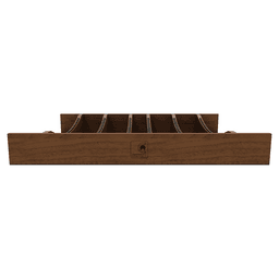 24" 4WCTCC Right Fit Cutlery Drawer Insert, Dark Brown Alt 6 - Image