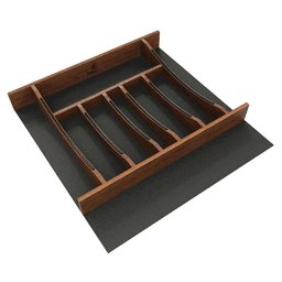 24" 4WCTCC Right Fit Cutlery Drawer Insert, Dark Brown Main - Image