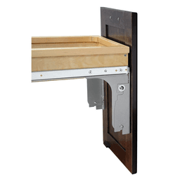 Double 35 QT Top-Mount Waste Container Pullout, Soft-Closing and Rev-A-Motion for 17-1/2" Cabinet Opening, Silver - Alt Image 3