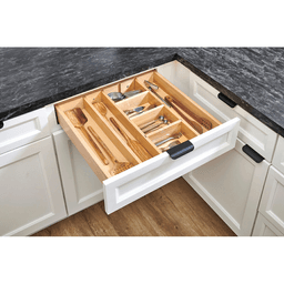 25-1/4" 4WDIV Shallow Drawer Divider Insert, Clear Alt 2 - Image