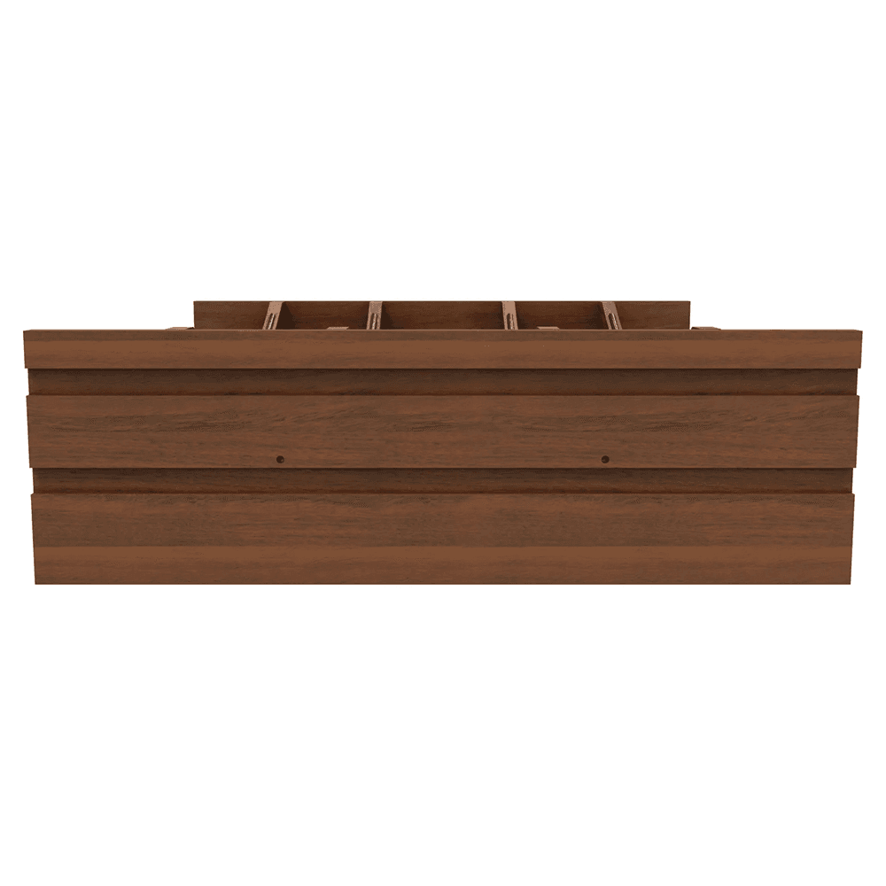 24" 4WDIVCC Deep Drawer Divider Insert, Dark Brown Alt 4 - Image
