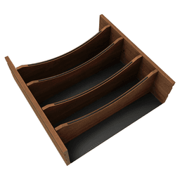 24" 4WDIVCC Deep Drawer Divider Insert, Dark Brown Alt 8 - Image